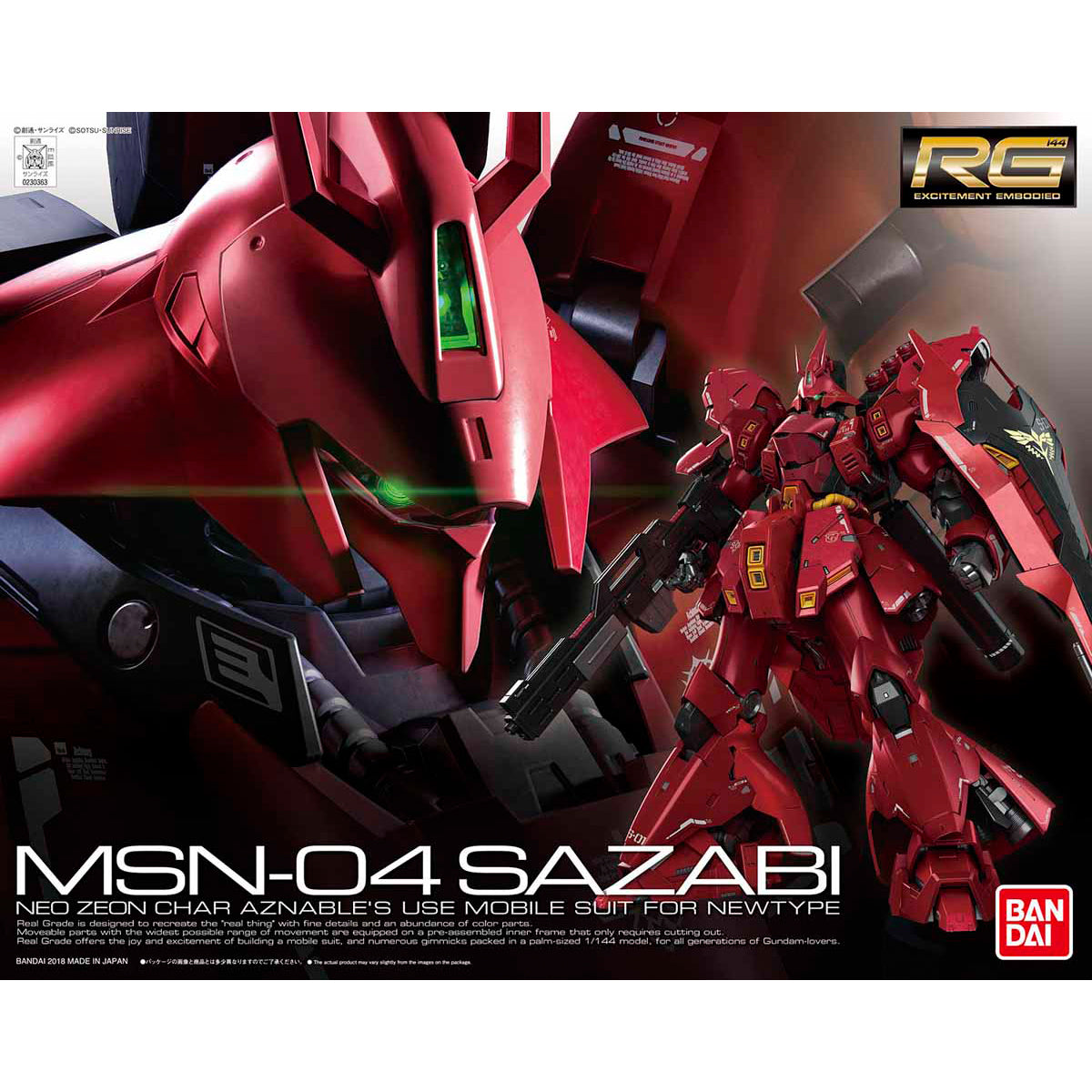 RG MSN-04 Sazabi